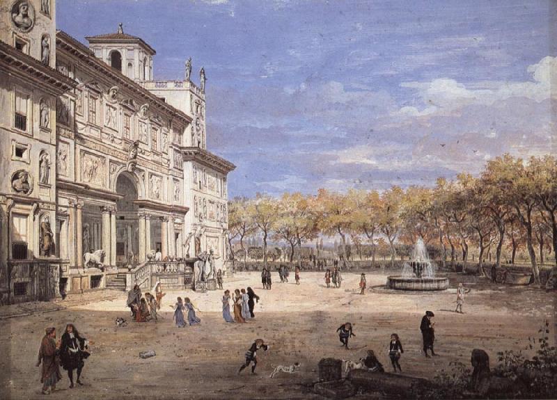 Gaspar Van Wittel The Villa Medici in Rome Germany oil painting art